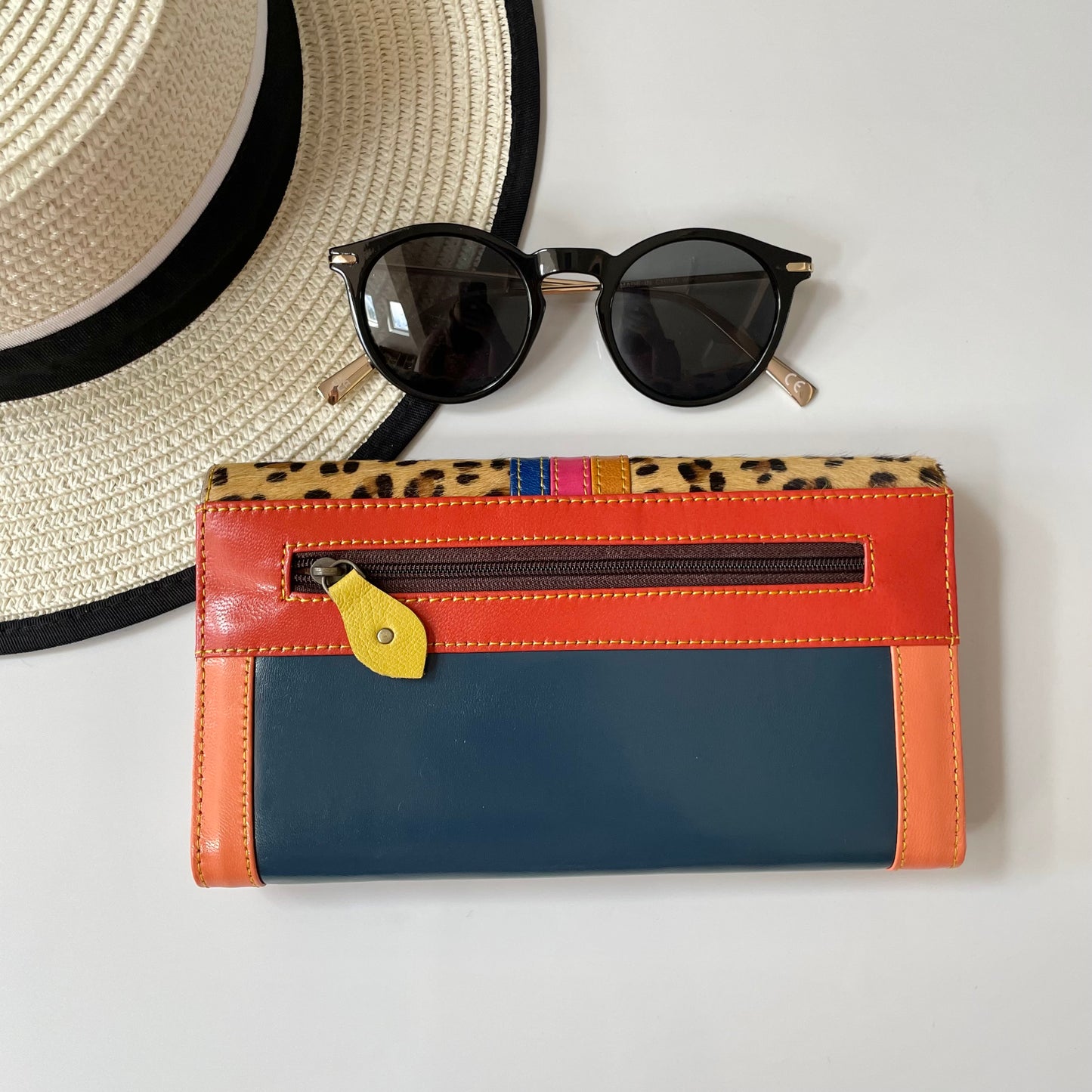 OUTLET Nephele Nellie Purse Unique Handmade Recycled Sustainable Leather