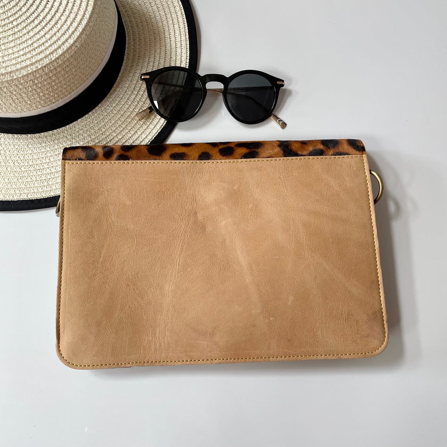 OUTLET Nephele Blanche Bag Unique Handmade Recycled Sustainable Leather