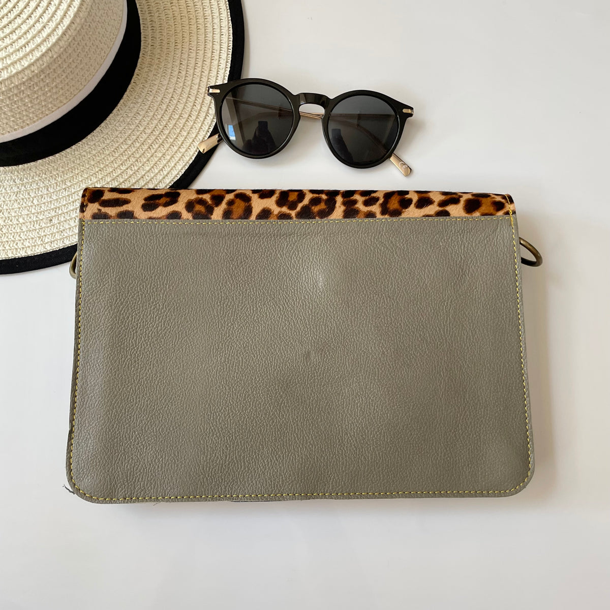 OUTLET Nephele Blanche Bag Unique Handmade Recycled Sustainable Leather