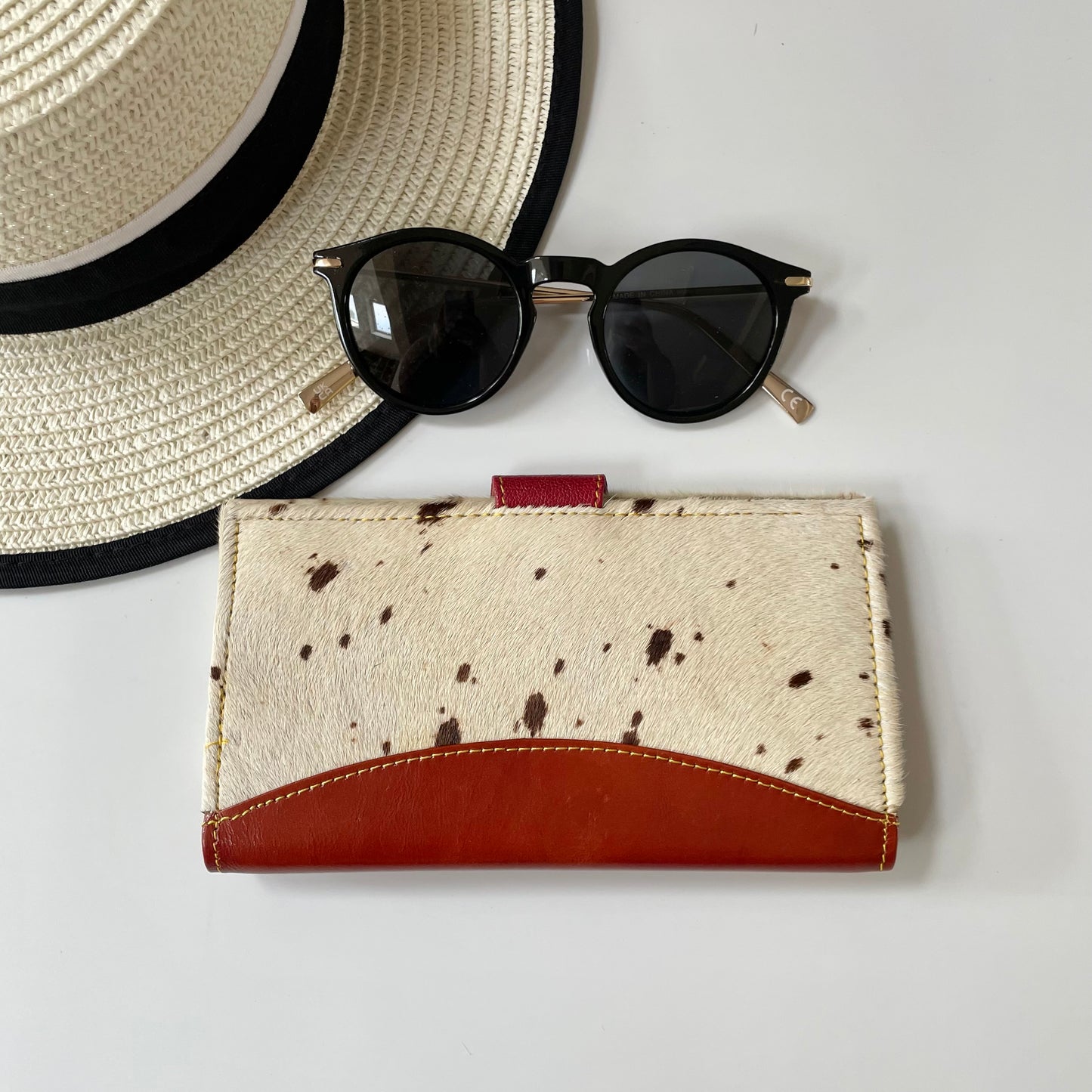 OUTLET Nephele Vera Purse Unique Handmade Recycled Sustainable Leather