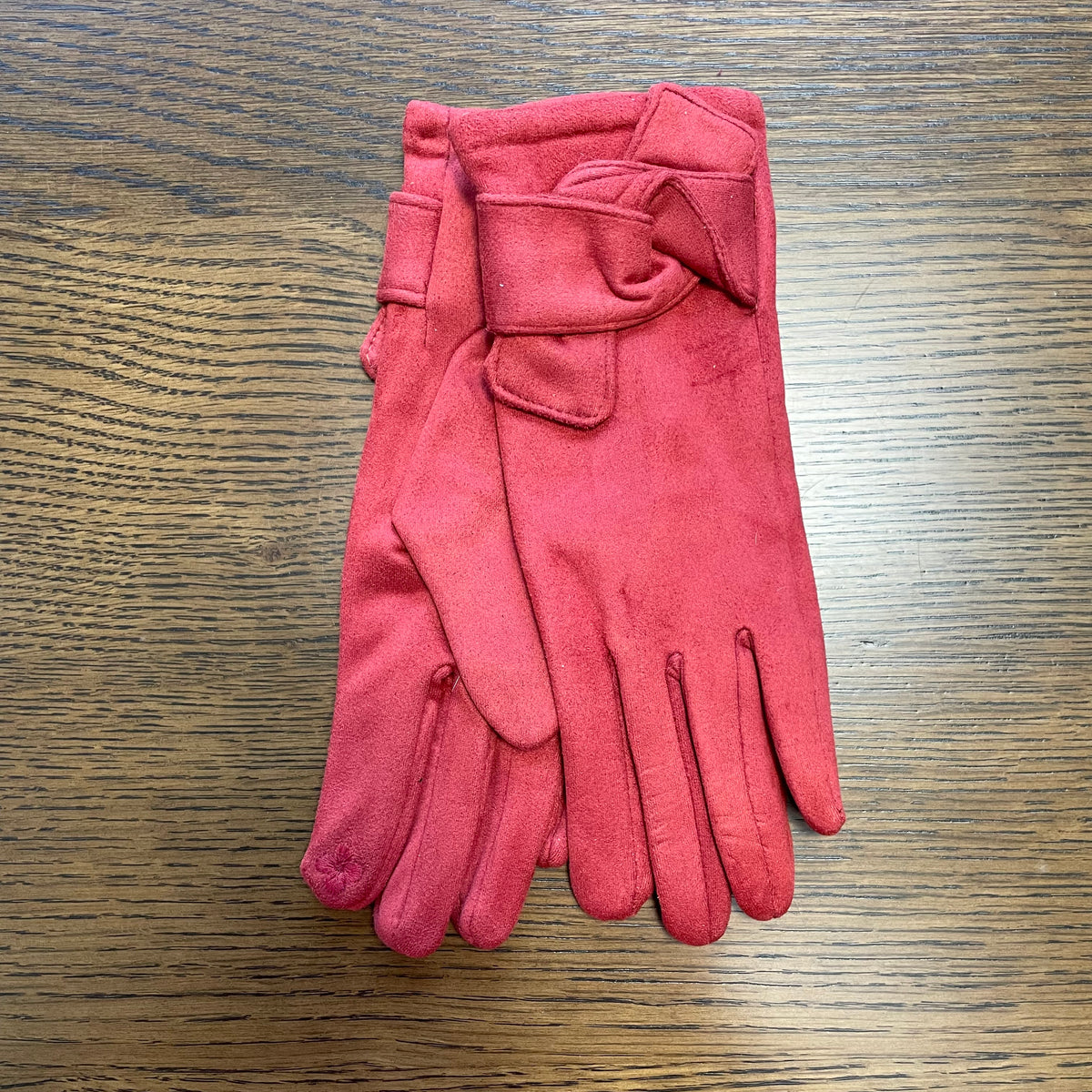 Autumn Rust Bow Gloves