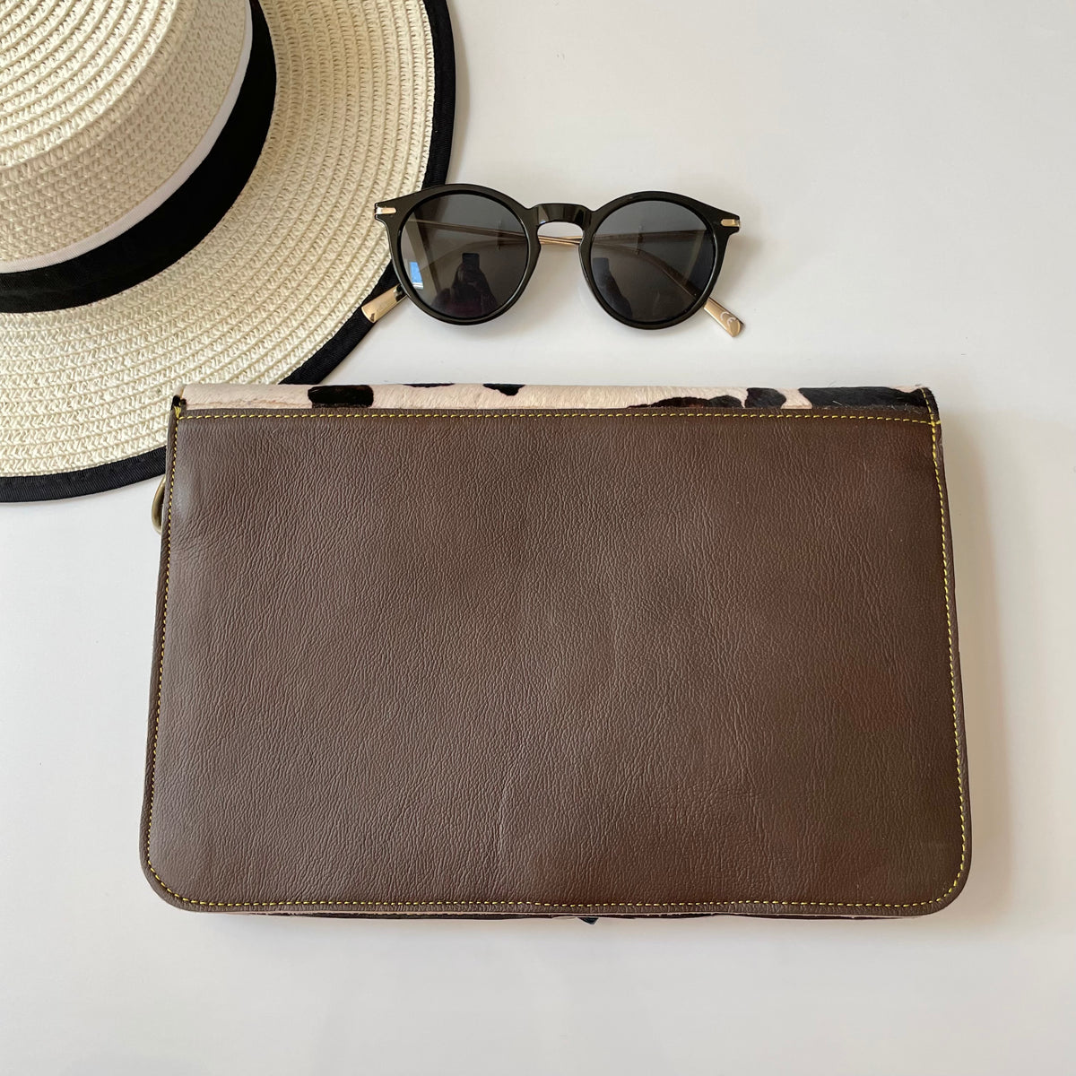 OUTLET Nephele Blanche Bag Unique Handmade Recycled Sustainable Leather