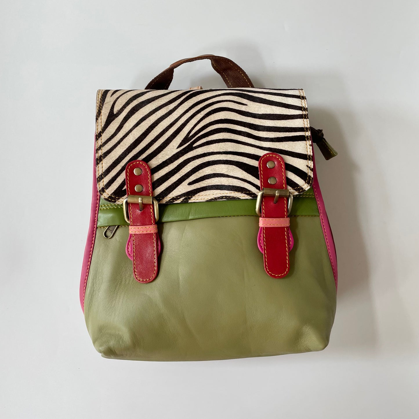 Nephele Sophie Backpack Unique Handmade Recycled Sustainable Upcycled Leather
