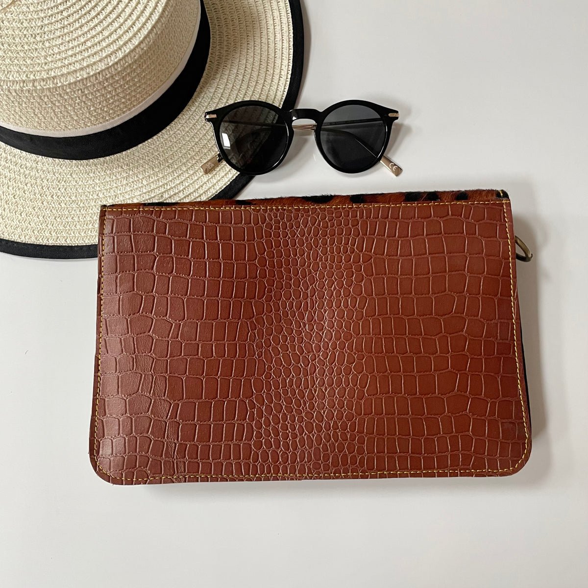 OUTLET Nephele Blanche Bag Unique Handmade Recycled Sustainable Leather