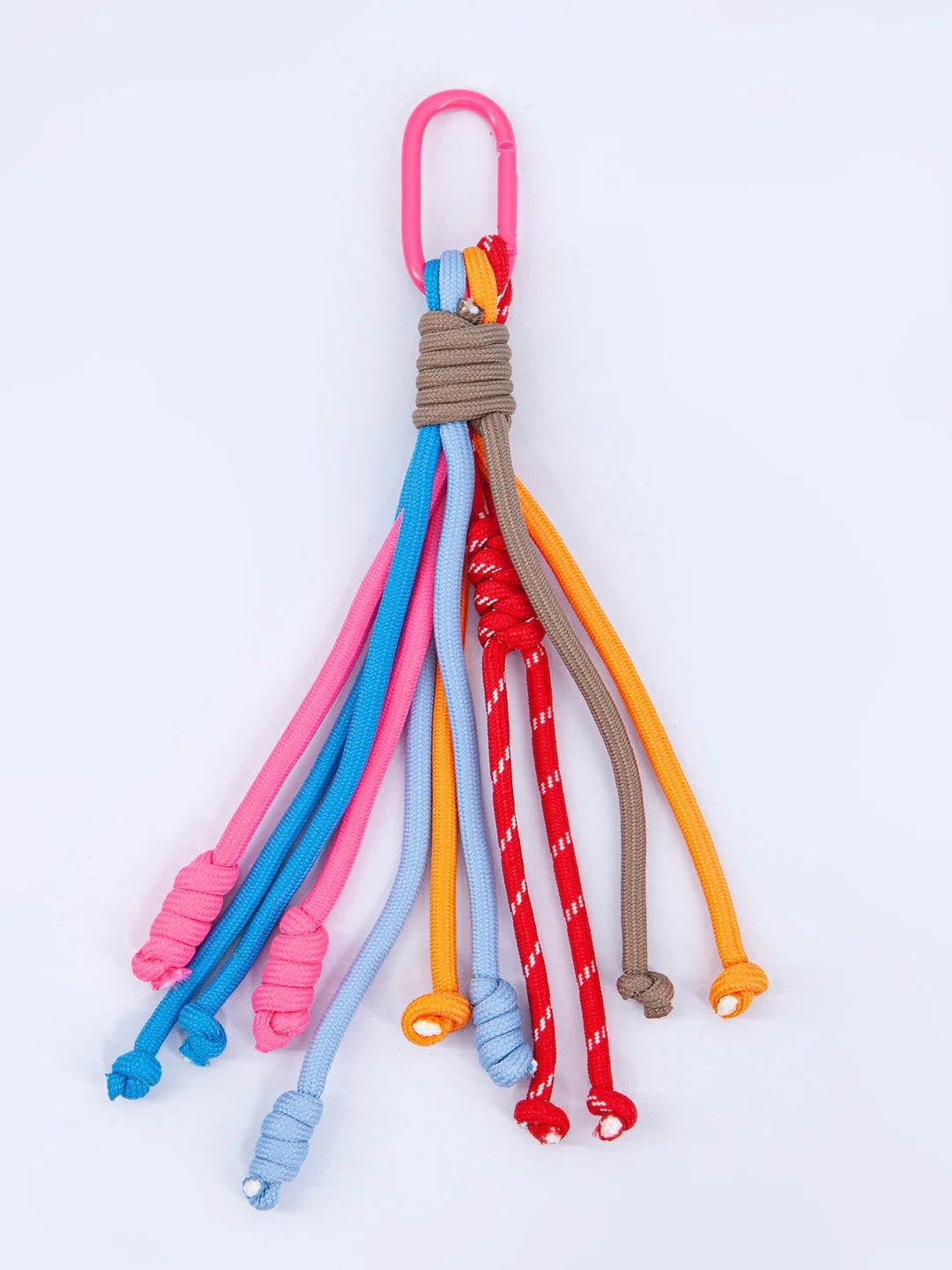Clip On Bag Charm in Blue/Pink/Red/Orange