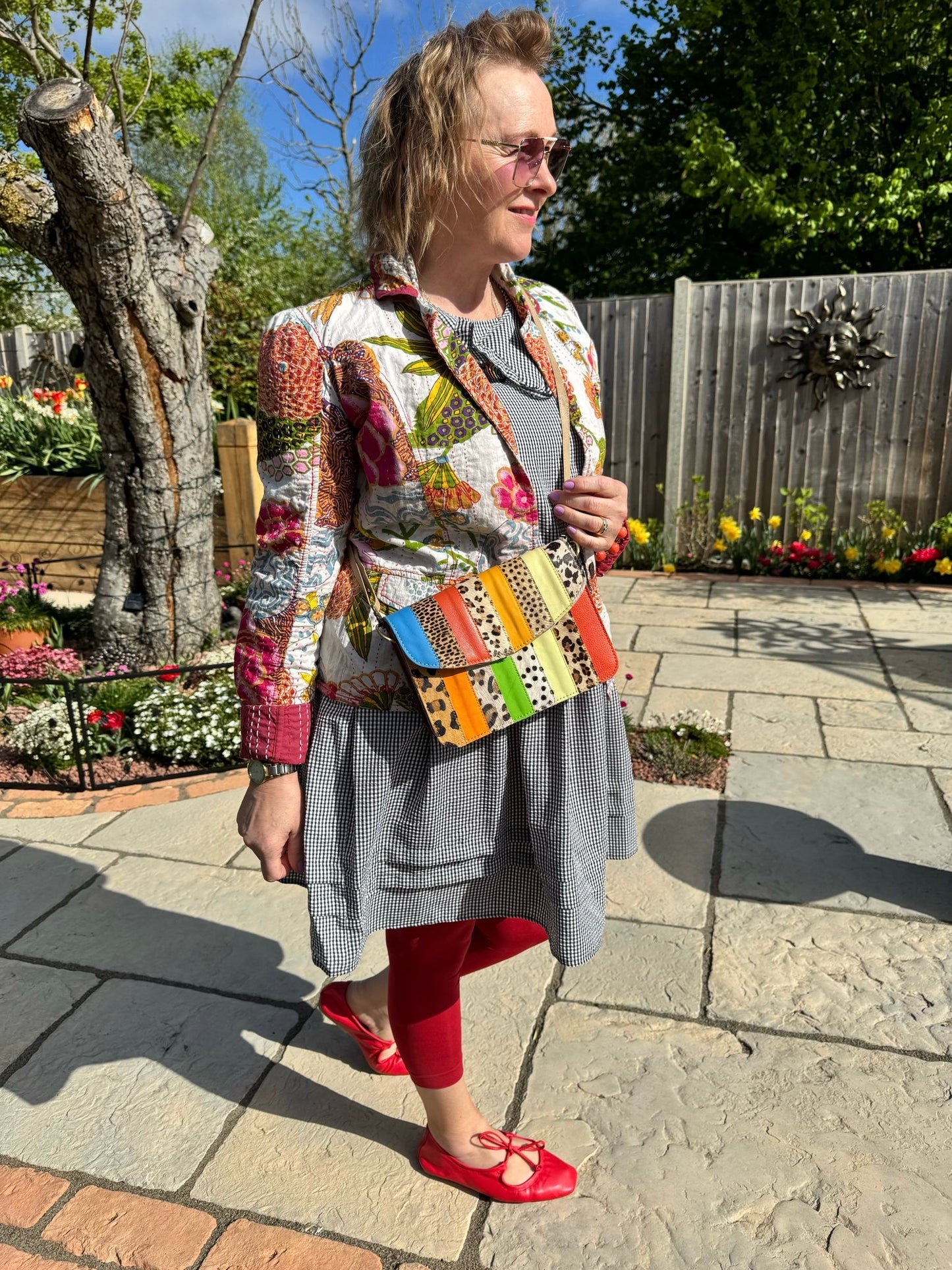Nephele Lulu Bags Unique Handmade Recycled Sustainable Upcycled Leather Rainbow
