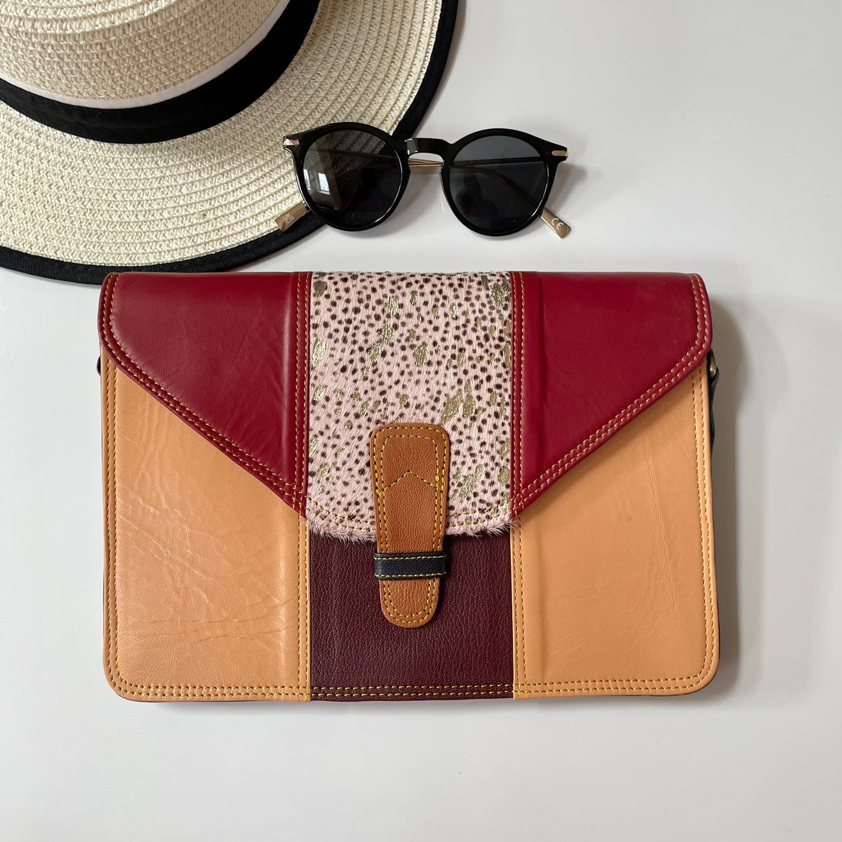 OUTLET Nephele Mavis Bag Unique Handmade Recycled Sustainable Leather