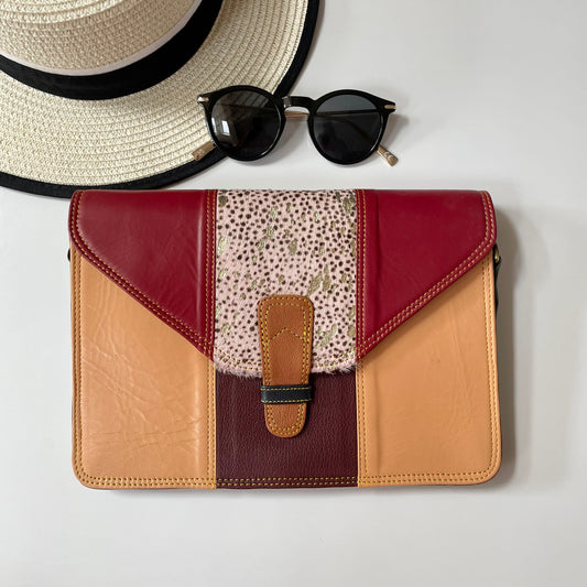 OUTLET Nephele Mavis Bag Unique Handmade Recycled Sustainable Leather