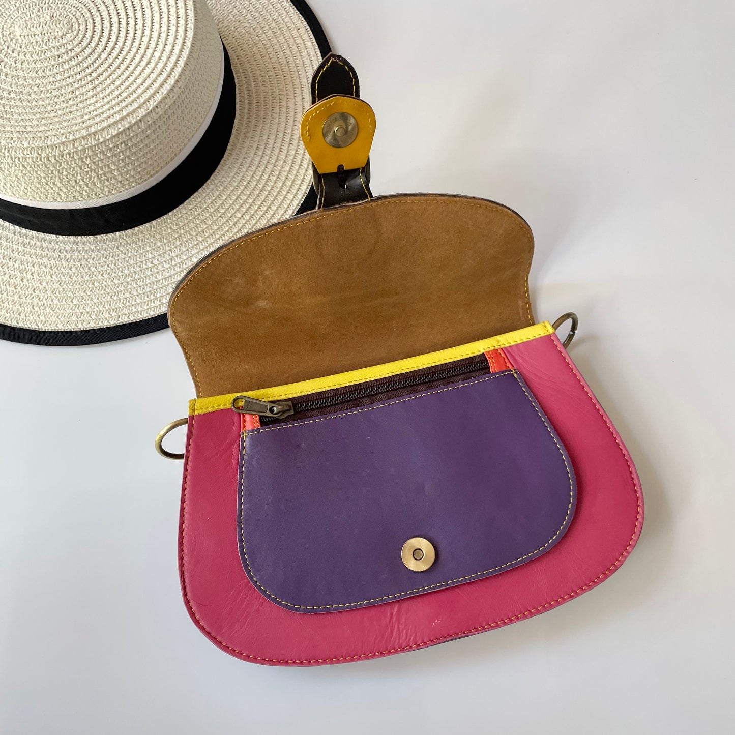 OUTLET Nephele Josephine Bag Unique Handmade Recycled Sustainable Leather