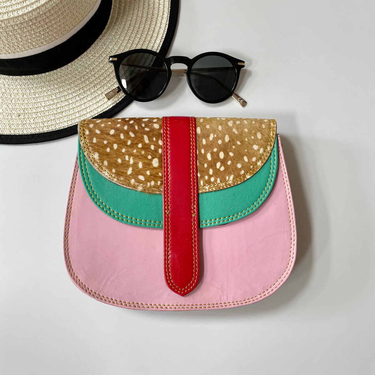 OUTLET Nephele Cecile Bag Unique Handmade Recycled Sustainable Leather