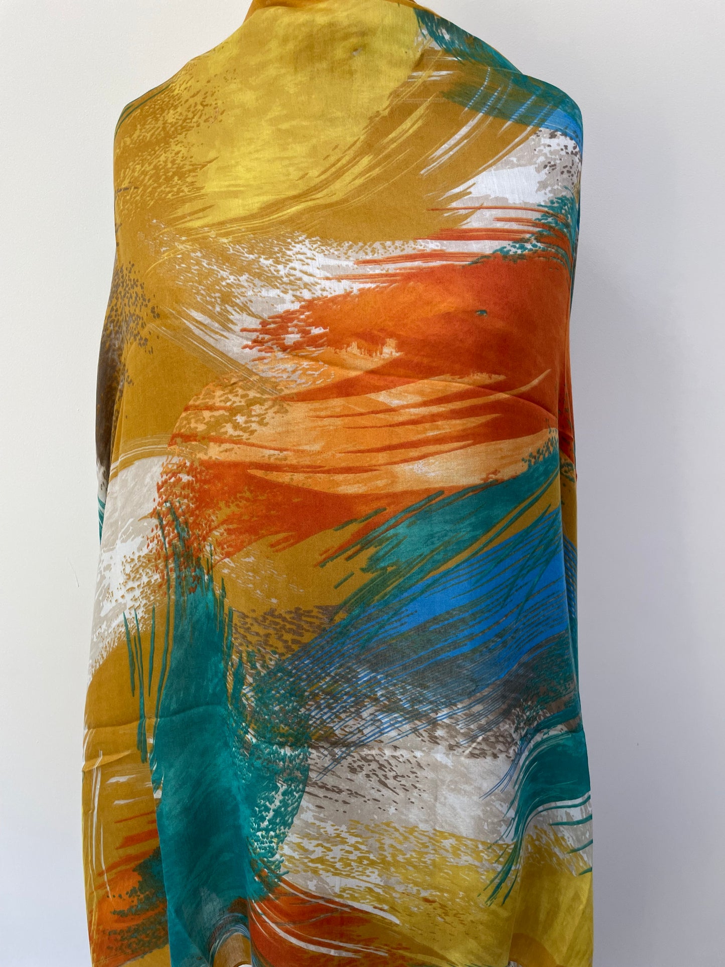 Autumn Brushed Feathers Scarf