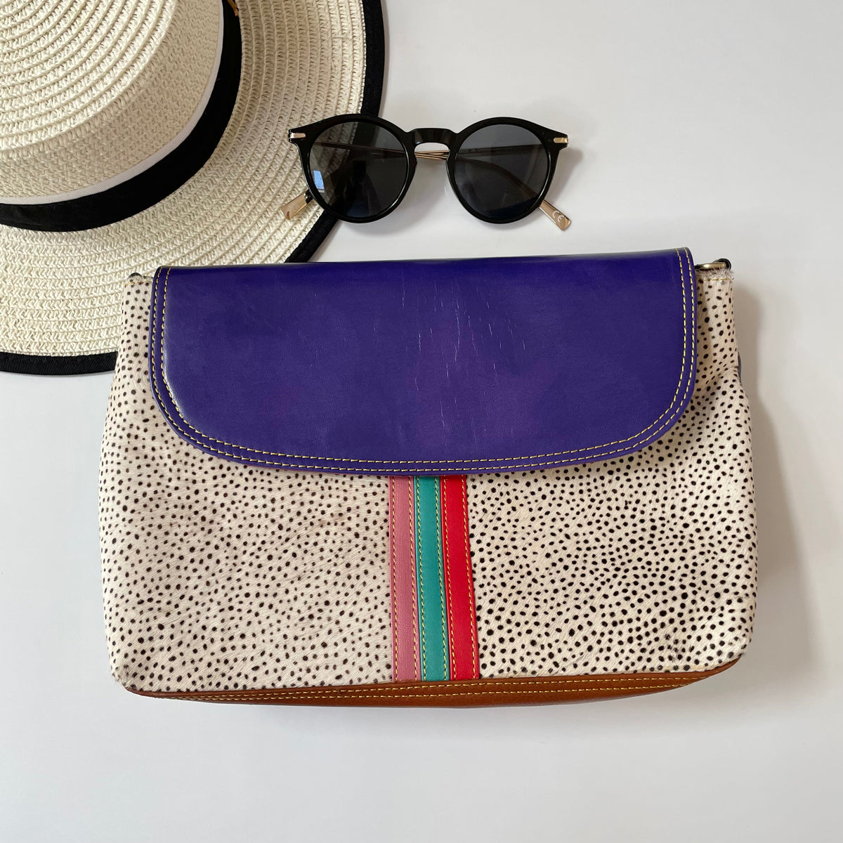 NEW Nephele Clara Bags Unique Handmade Recycled Leather