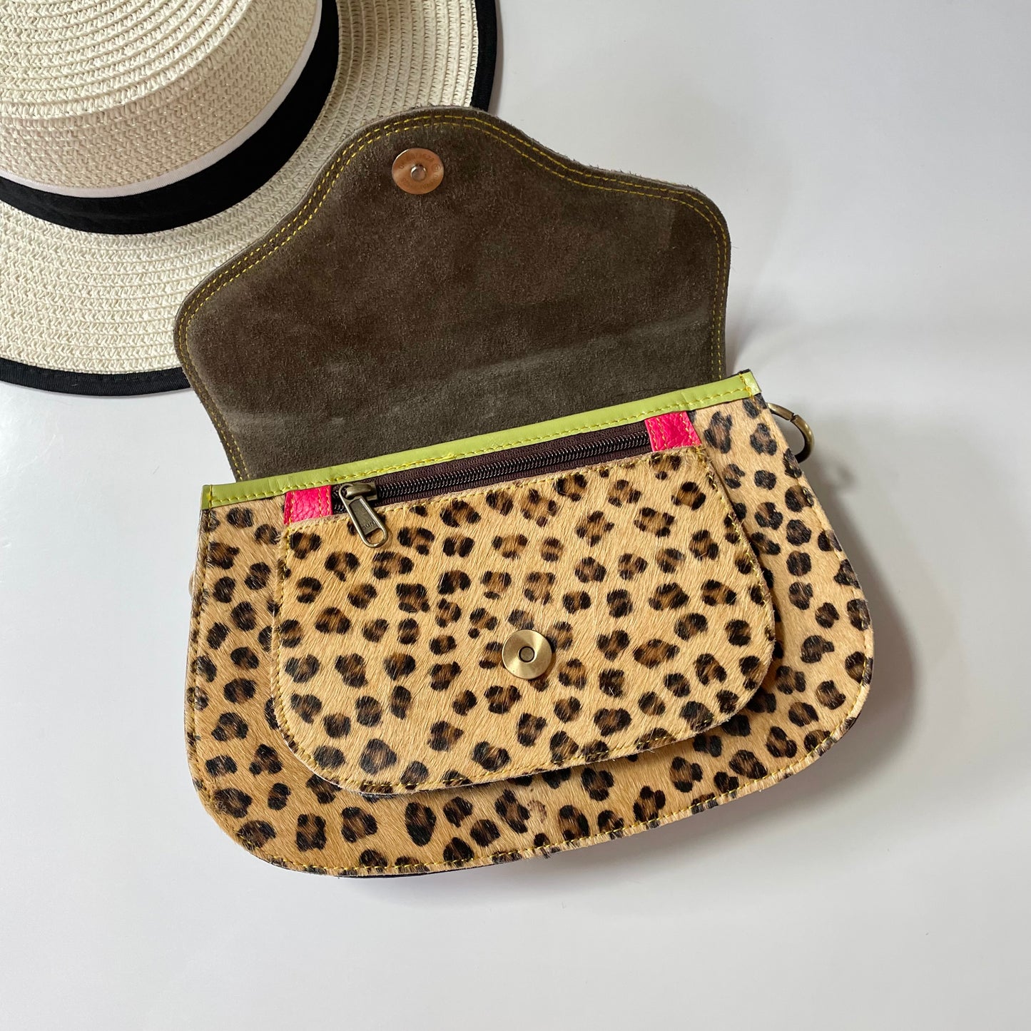 OUTLET Nephele Poppy Bag Unique Handmade Recycled Sustainable Leather