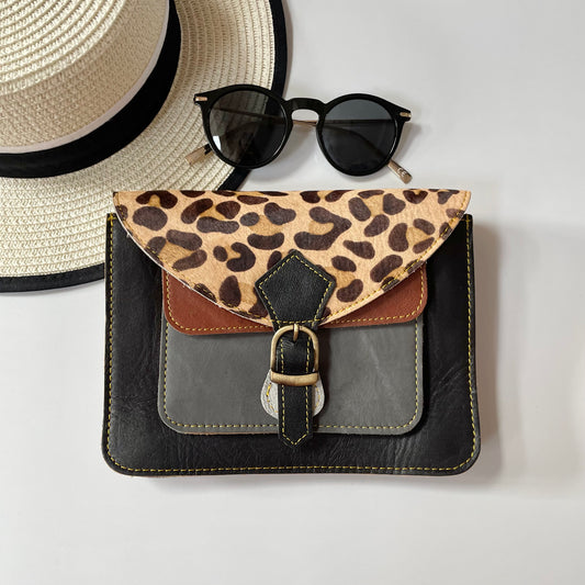 OUTLET Nephele Dixie Bag Unique Handmade Recycled Sustainable Leather
