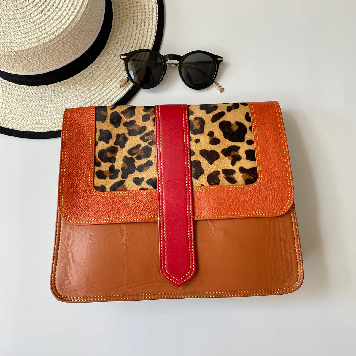 NEW Nephele Carli Bags Unique Handmade Recycled Leather