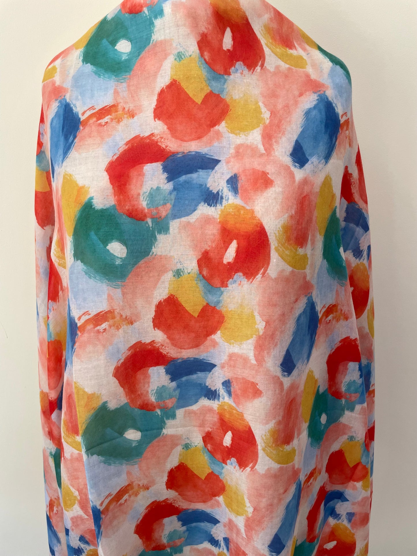 Spring Painted Rainbow Scarf