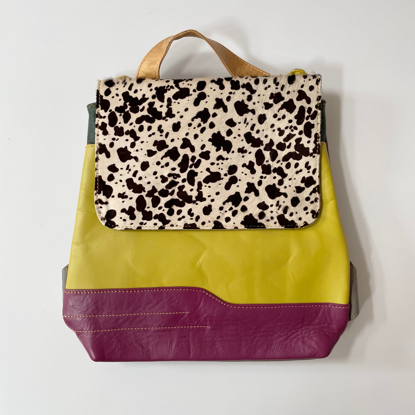 Nephele Robyn Multiway Backpack Unique Handmade Recycled Sustainable Upcycled Leather