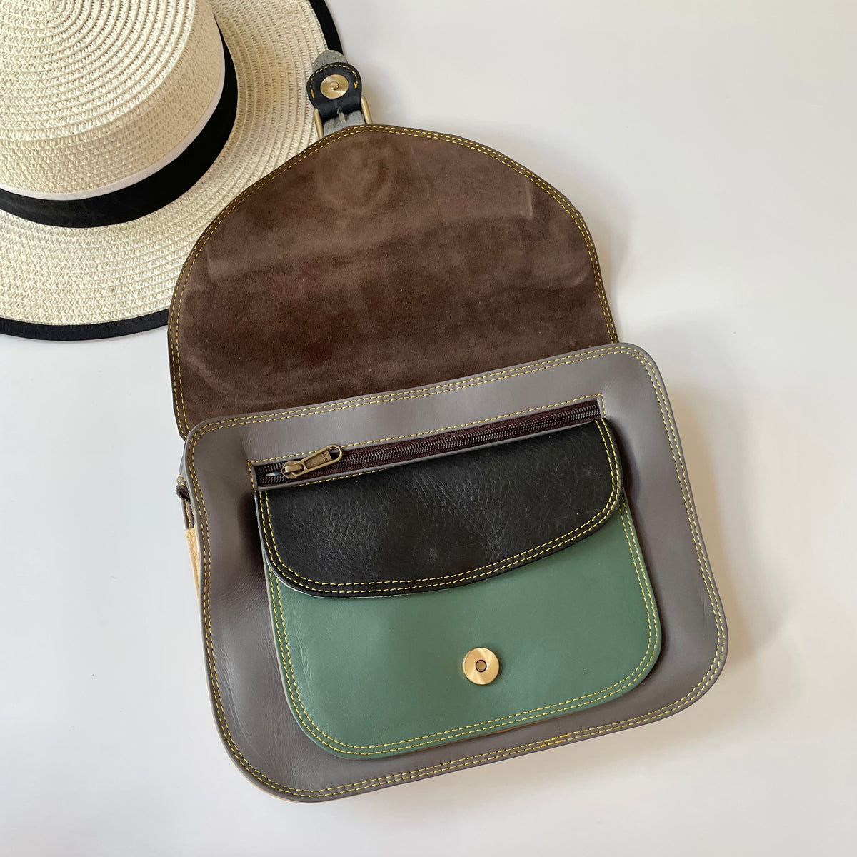 OUTLET Nephele Libby Bag Unique Handmade Recycled Sustainable Leather