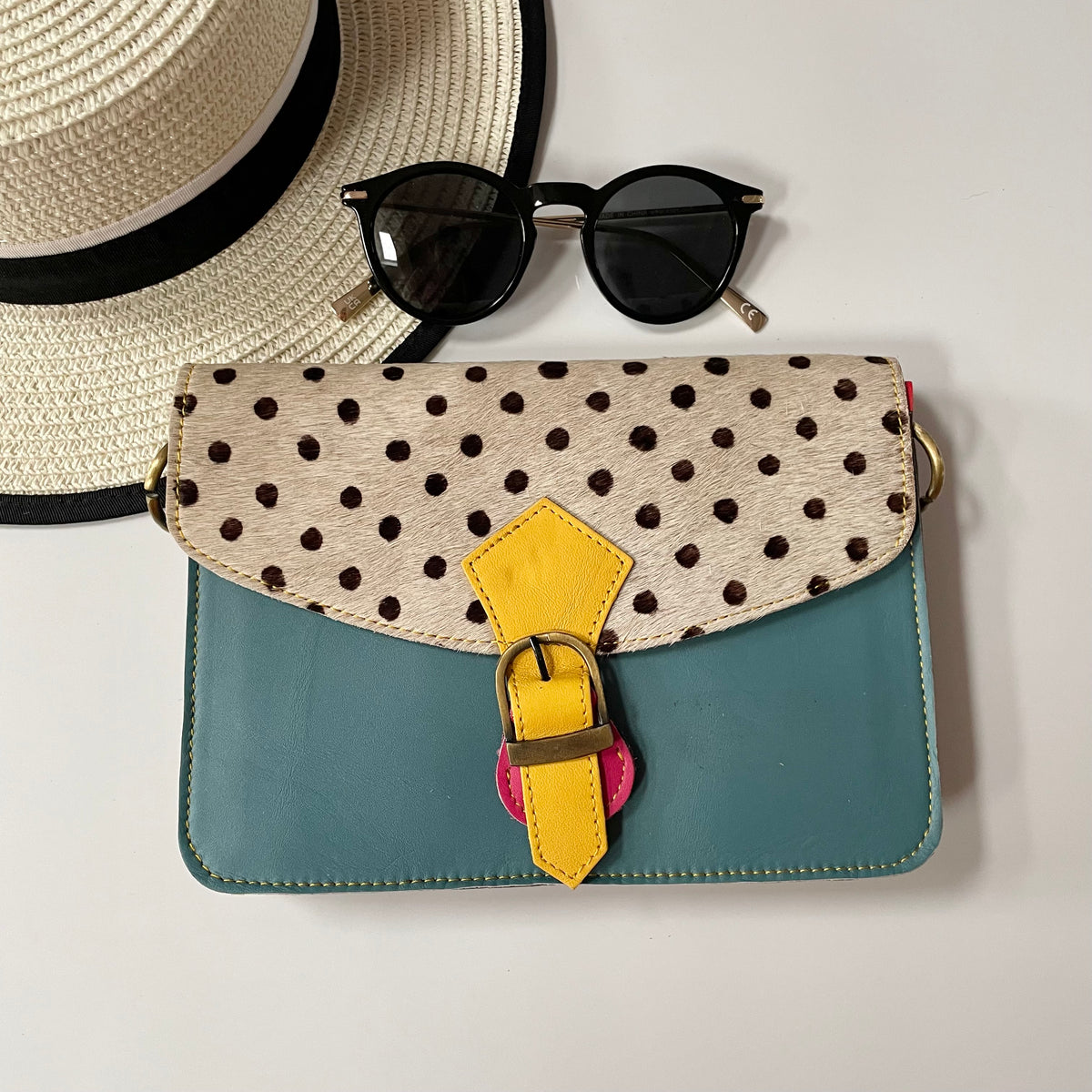 OUTLET Nephele Nancy Bag Unique Handmade Recycled Sustainable Leather