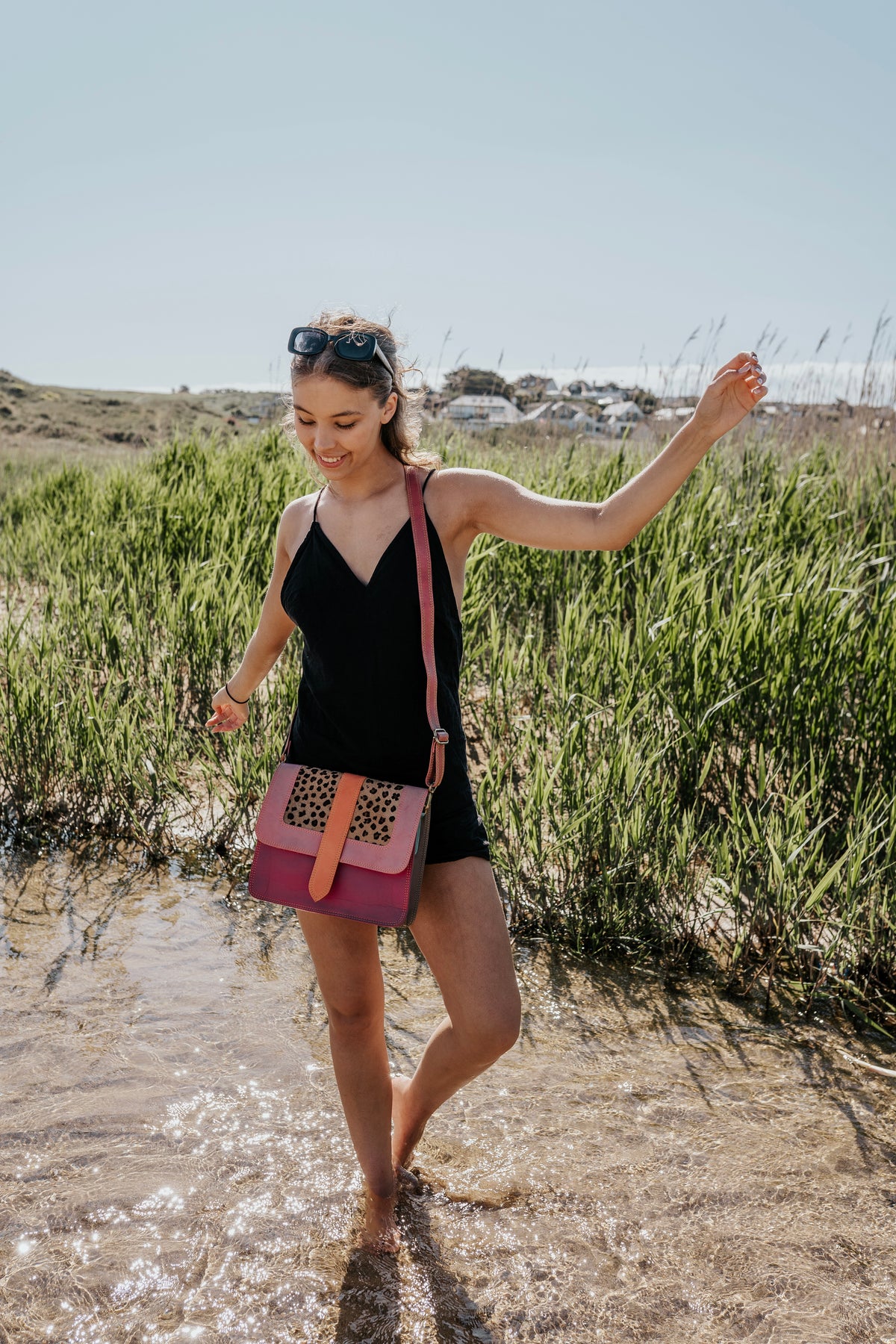 NEW Nephele Carli Bags Unique Handmade Recycled Leather