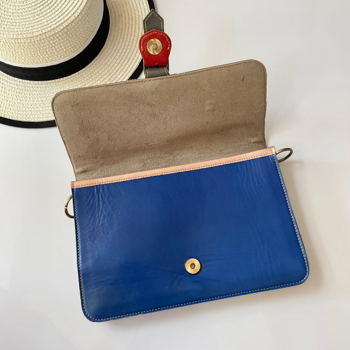 OUTLET Nephele Blanche Bag Unique Handmade Recycled Sustainable Leather