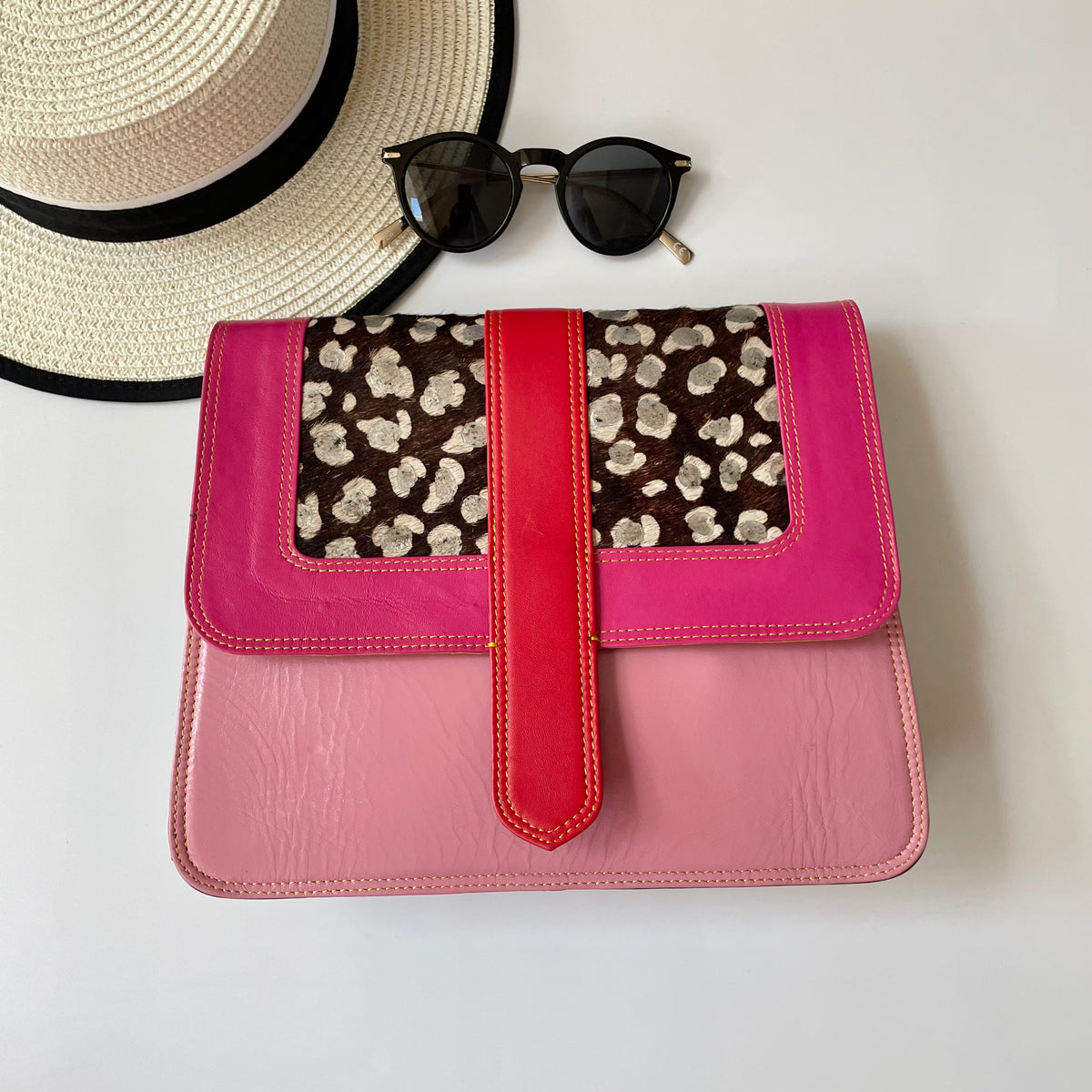 NEW Nephele Carli Bags Unique Handmade Recycled Leather