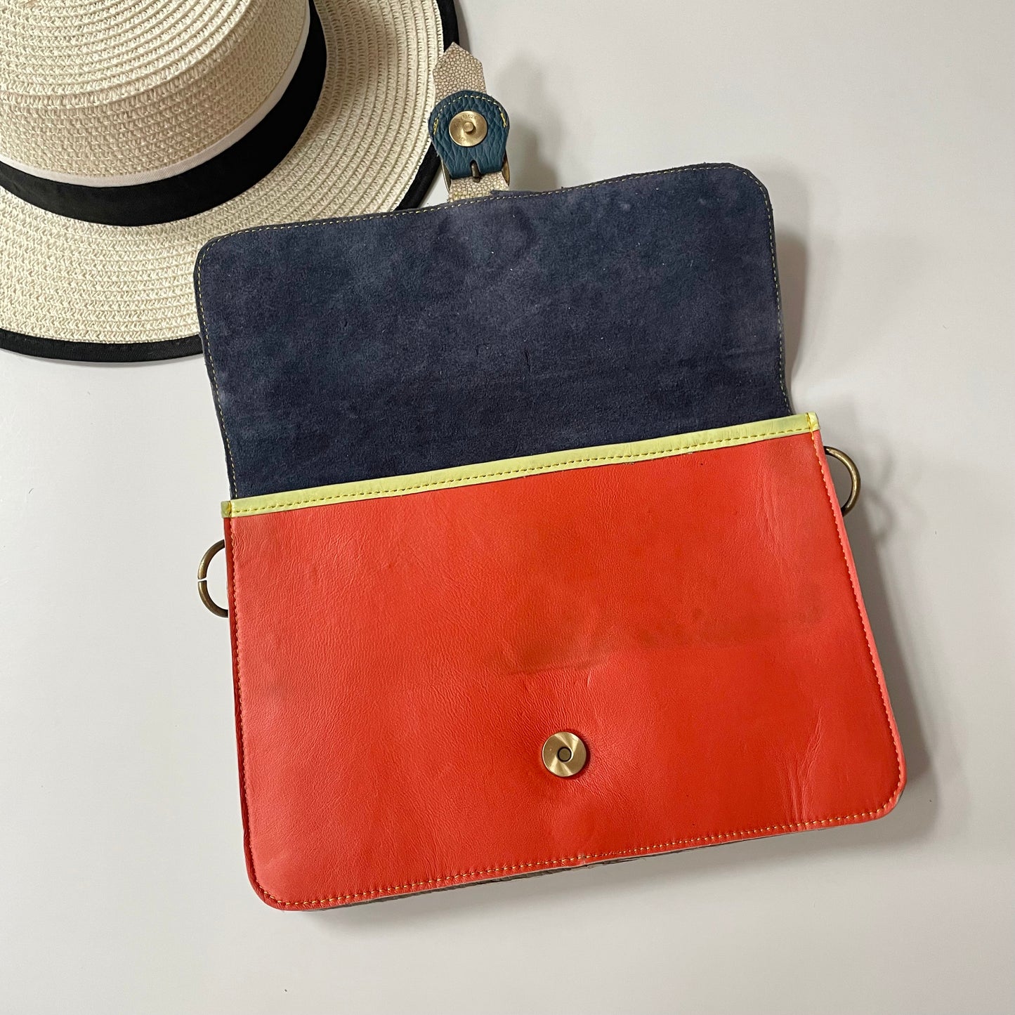 OUTLET Nephele Blanche Bag Unique Handmade Recycled Sustainable Leather