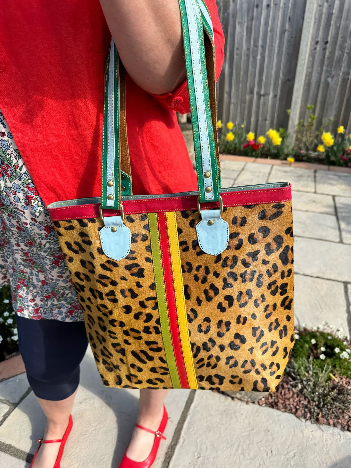 Nephele Layla Tote Bags Unique Handmade Recycled Sustainable Upcycled Leather