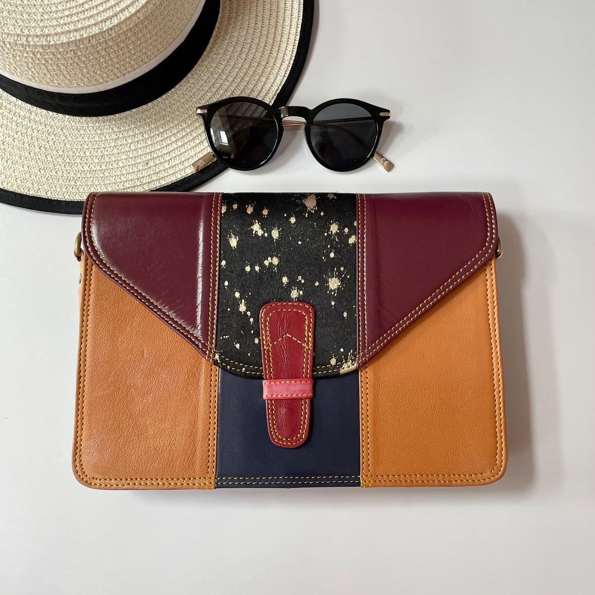 Nephele Mavis Bags Unique Handmade Upcycled Sustainable Leather