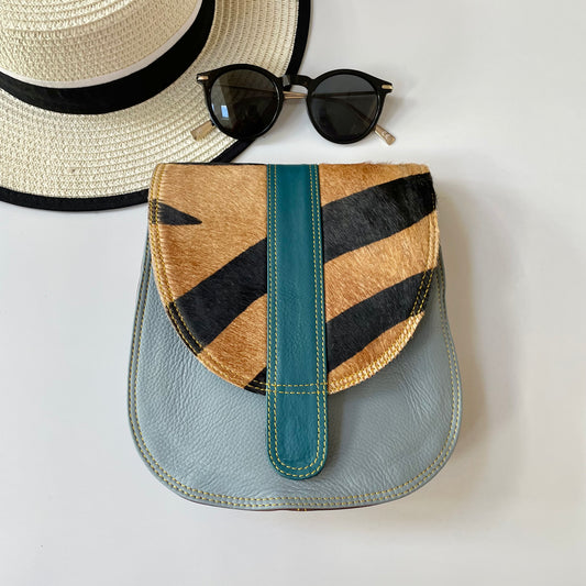 OUTLET Nephele Margot Bag Unique Handmade Recycled Sustainable Leather CLASP DOESN’T CLOSE PROPERLY