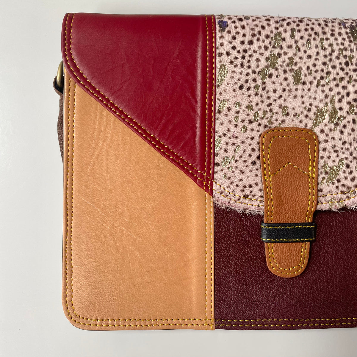 OUTLET Nephele Mavis Bag Unique Handmade Recycled Sustainable Leather