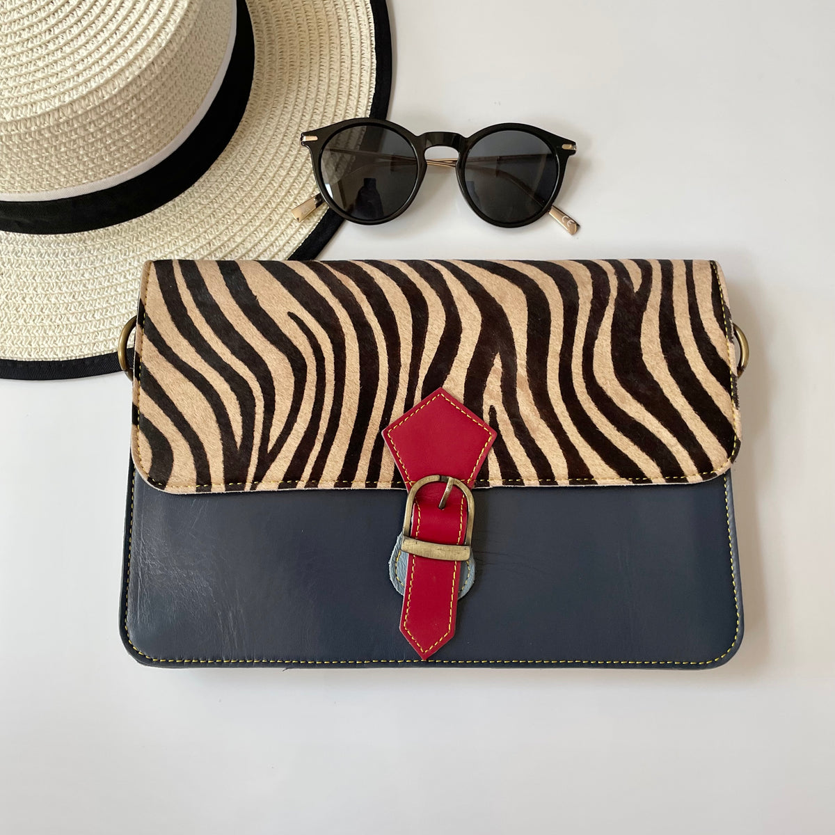 NEW Nephele Blanche Bags Unique Handmade Recycled Leather