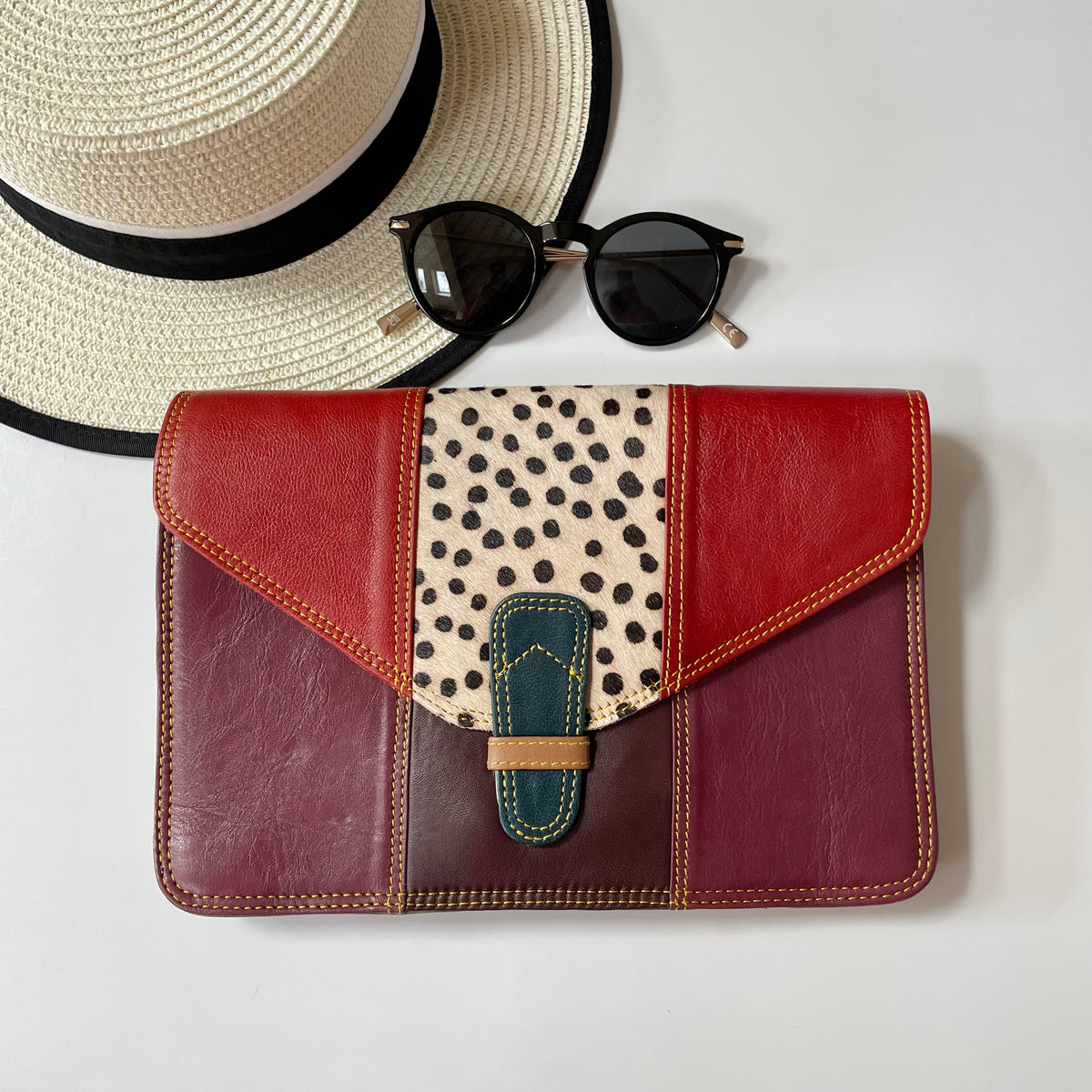 Nephele Mavis Bags Unique Handmade Upcycled Sustainable Leather