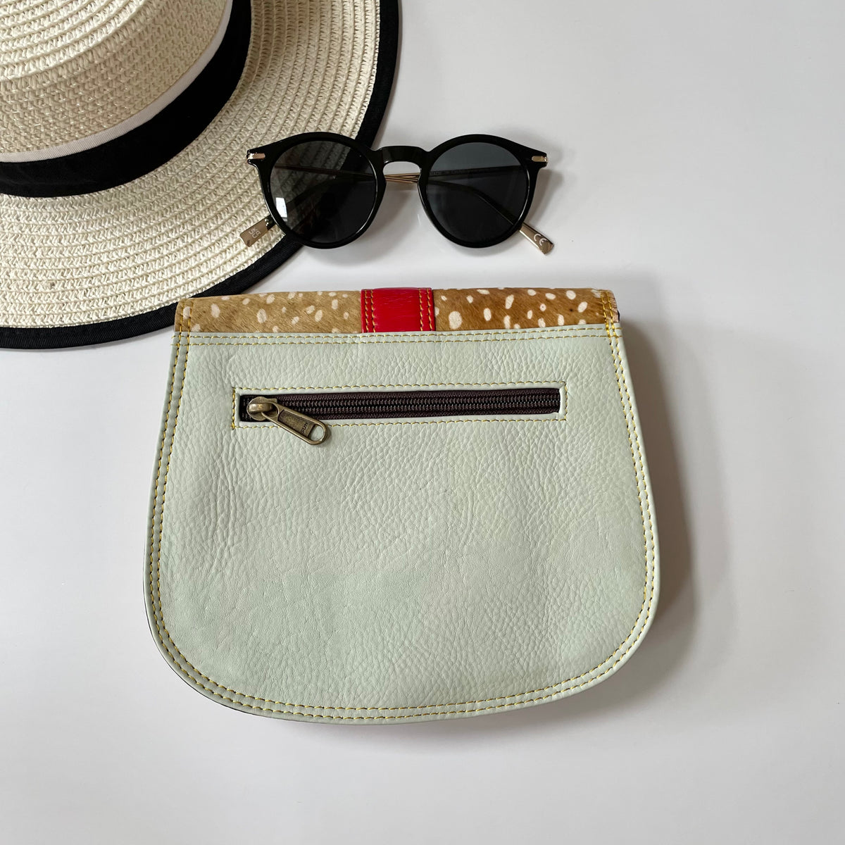 OUTLET Nephele Cecile Bag Unique Handmade Recycled Sustainable Leather