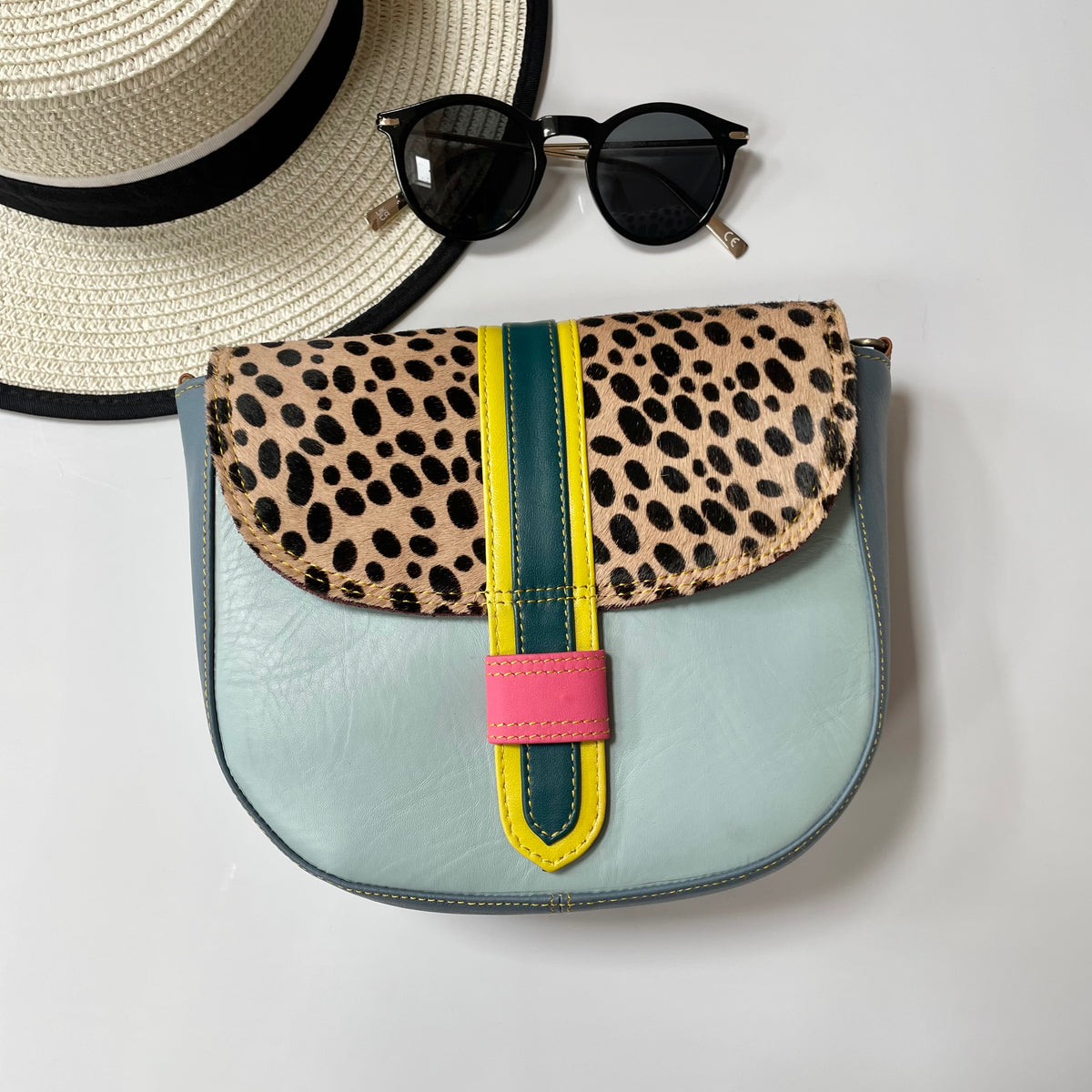 Nephele Dot Bags Unique Handmade Upcycled Sustainable Leather