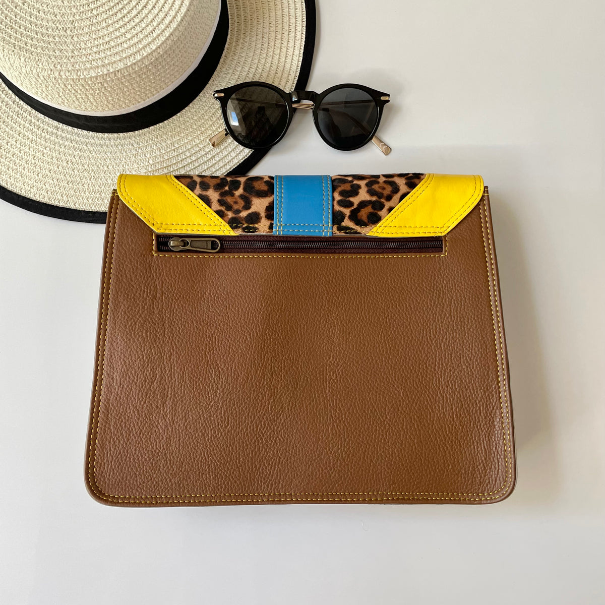 NEW Nephele Carli Bags Unique Handmade Recycled Leather