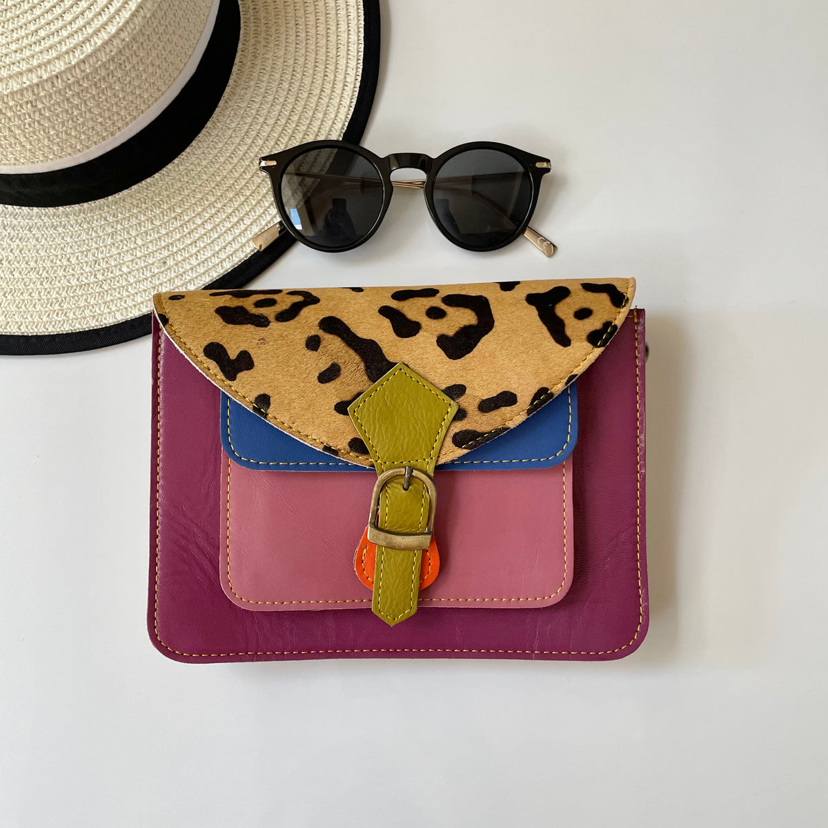 Nephele Dixie Bags Unique Handmade Upcycled Sustainable Leather