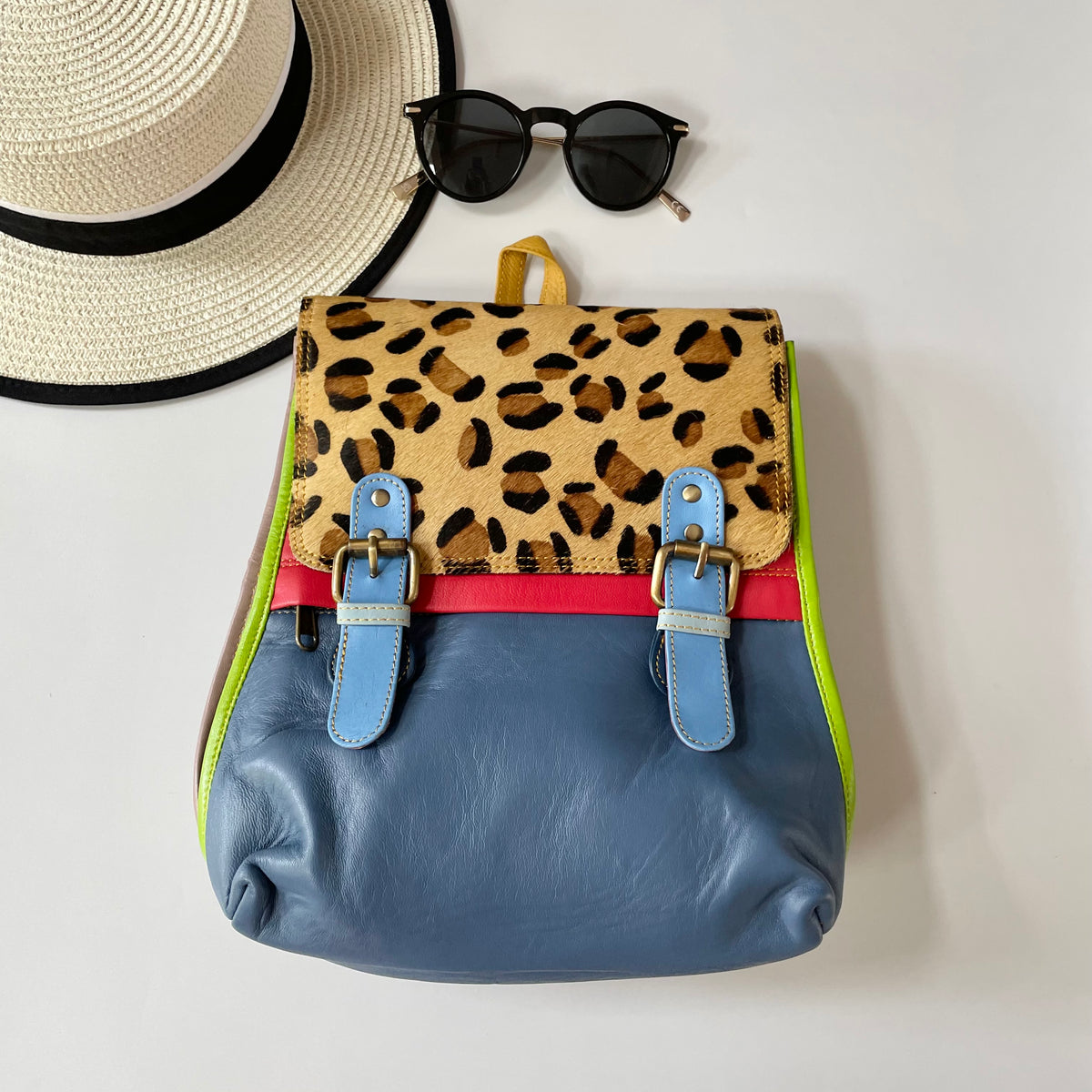 NEW Nephele Sophie Backpack Unique Handmade Upcycled Sustainable Leather