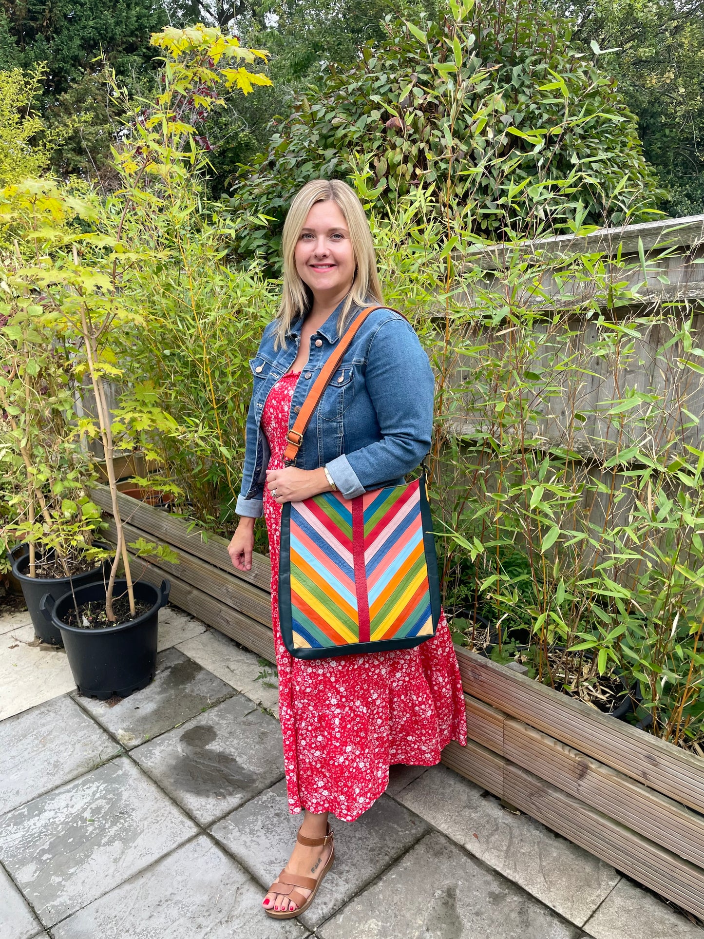 Nephele Joy Bags Unique Handmade Recycled Sustainable Leather Upcycled Rainbow