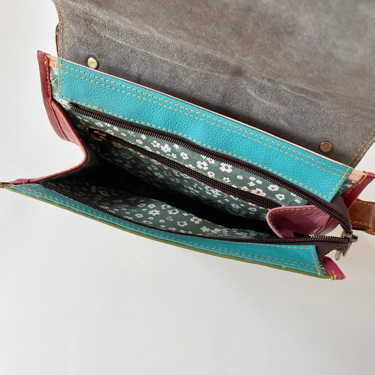 Nephele Sophie Backpack Unique Handmade Recycled Sustainable Upcycled Leather