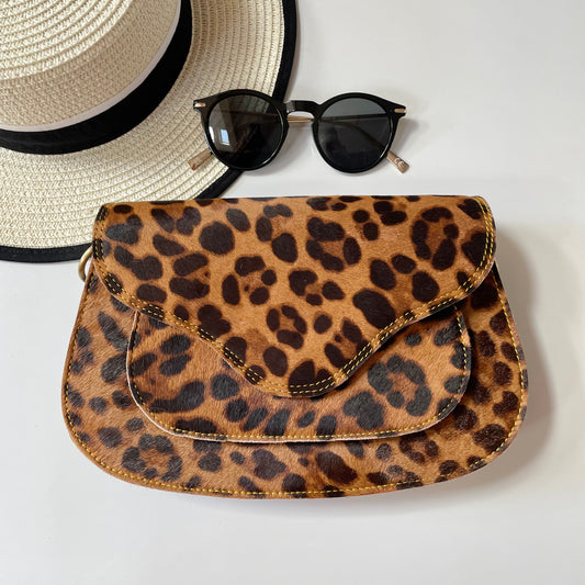 OUTLET Nephele Poppy Bag Unique Handmade Recycled Sustainable Leather