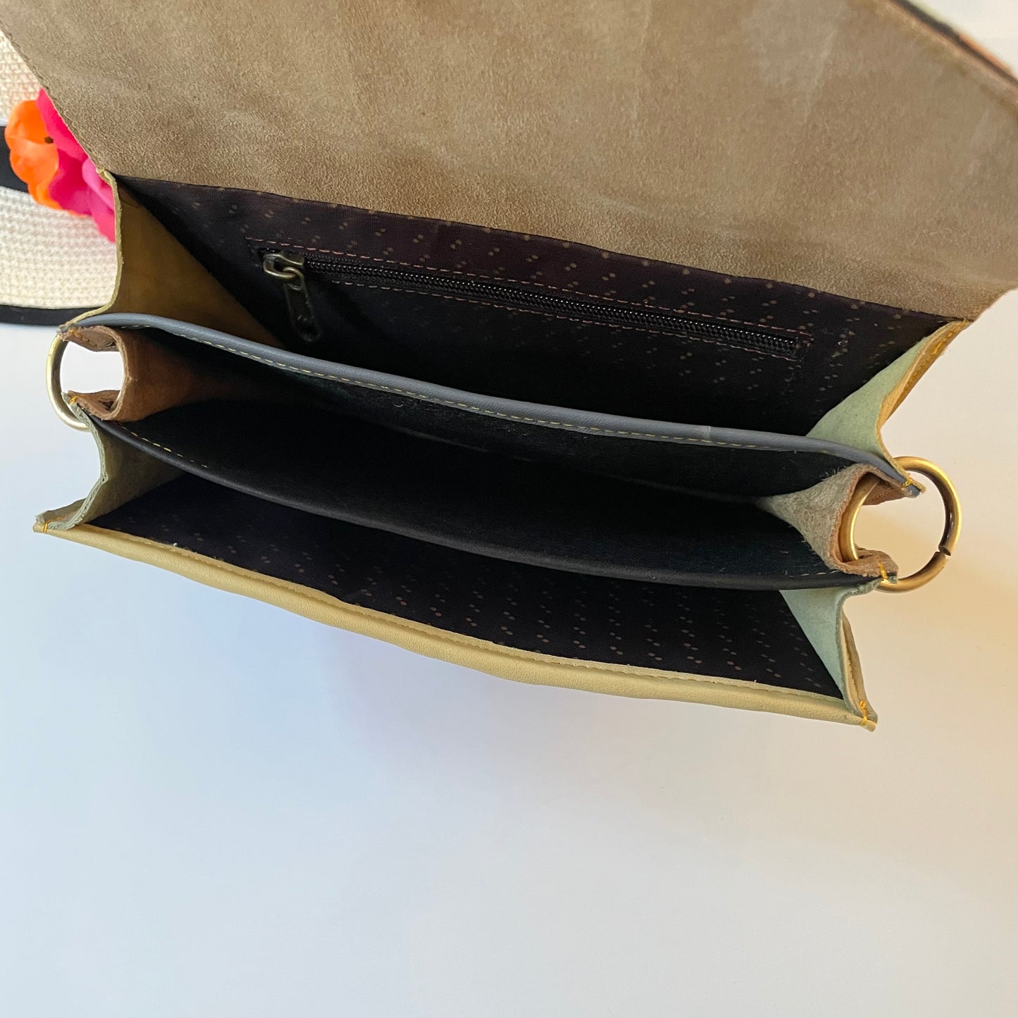 Nephele Lucy Bags Unique Handmade Recycled Sustainable Upcycled Leather Rainbow