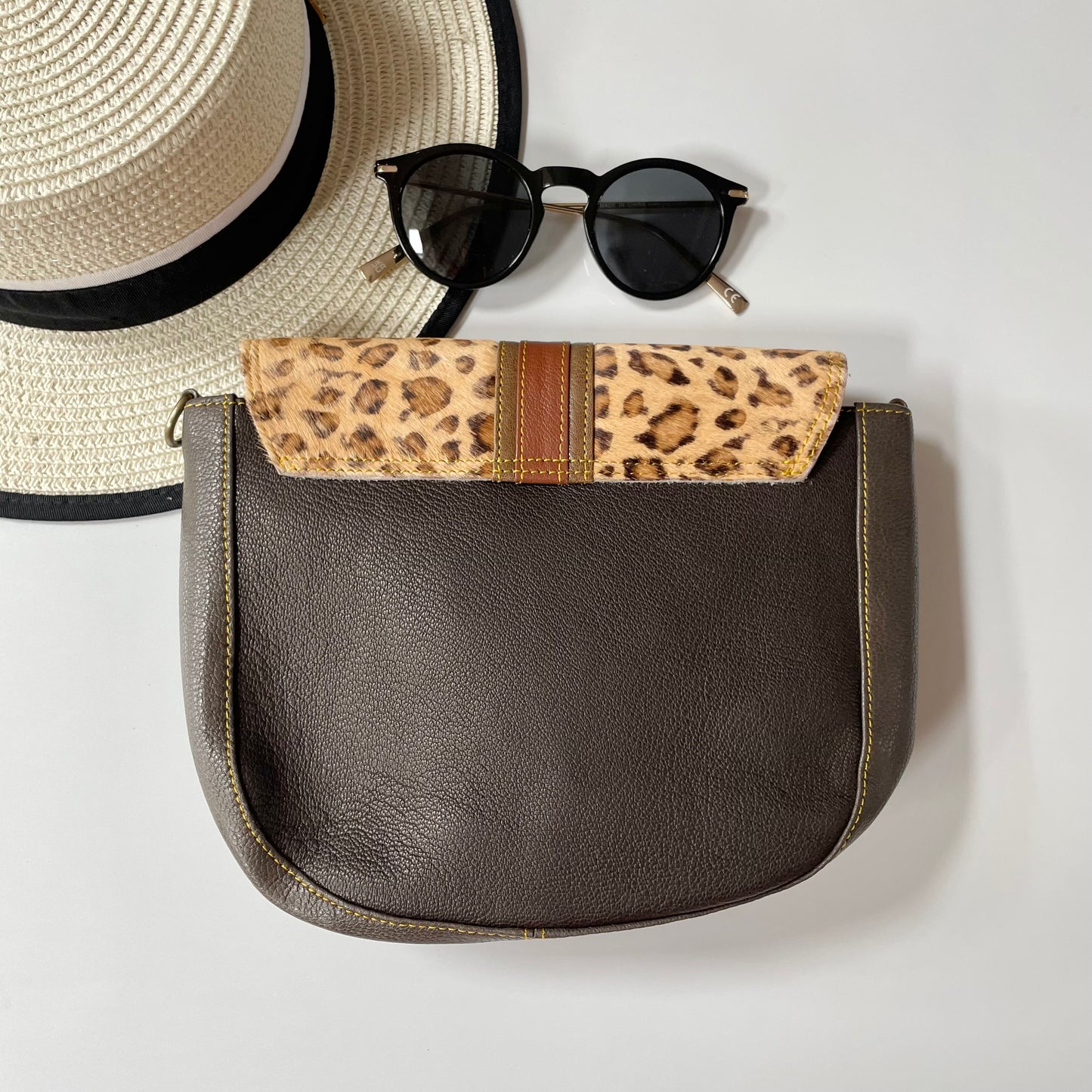 OUTLET Nephele Dot Bag Unique Handmade Recycled Sustainable Leather