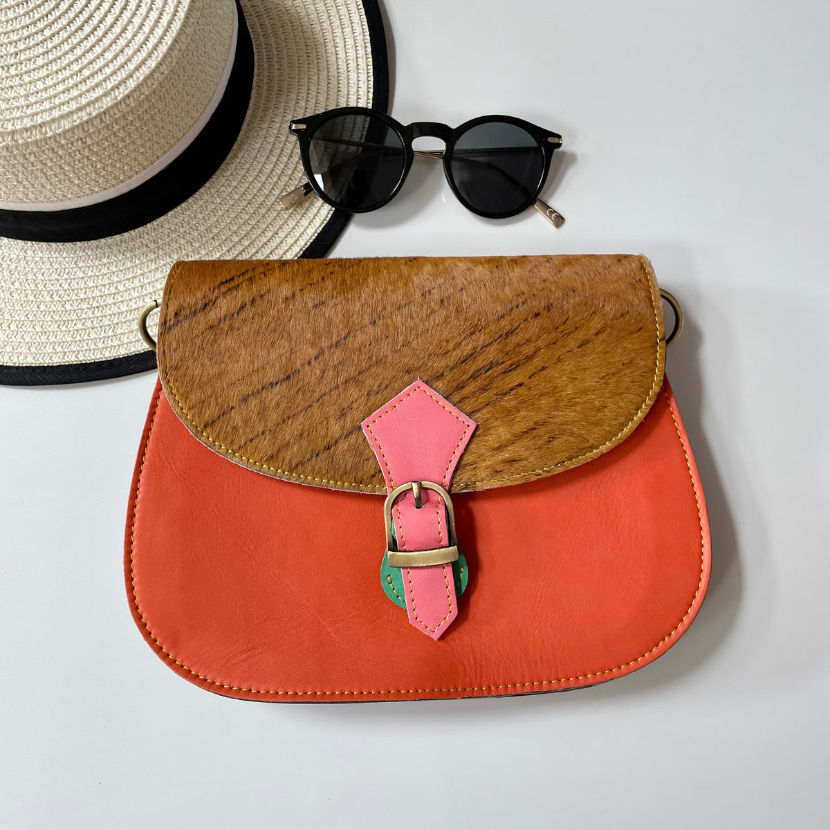 OUTLET Nephele Alice Bag Unique Handmade Recycled Sustainable Leather