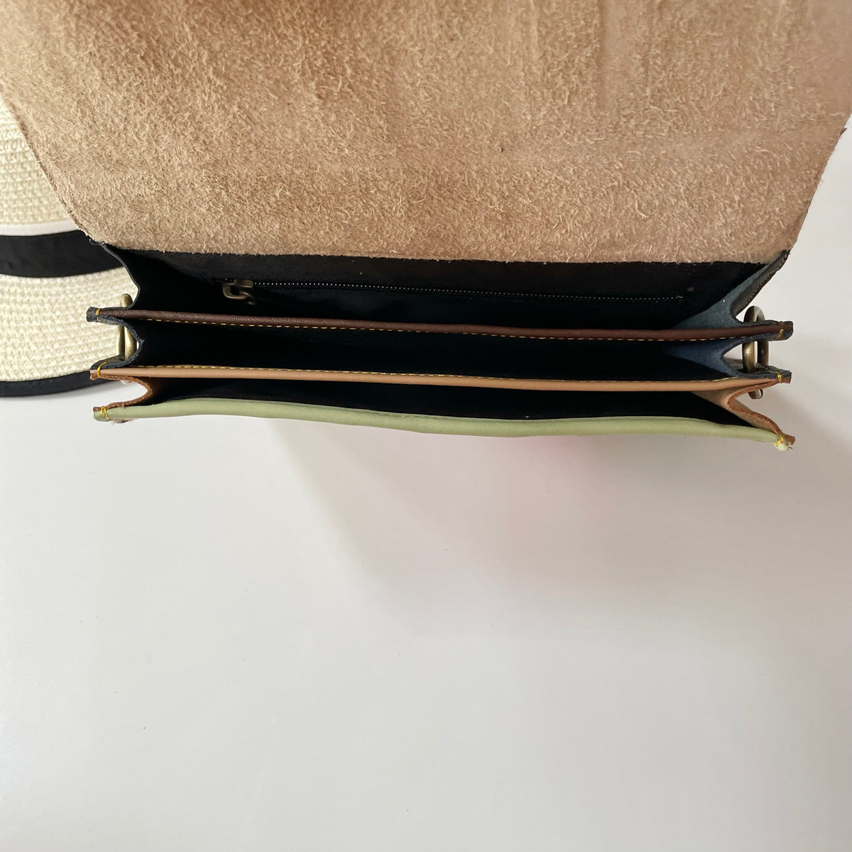 OUTLET Nephele Lulu Bag Unique Handmade Recycled Sustainable Leather Rainbow