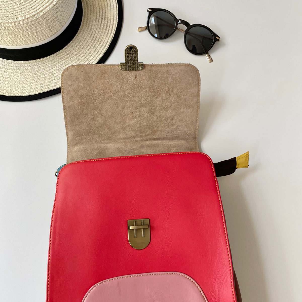 NEW Nephele Freya Backpack Unique Handmade Recycled Leather