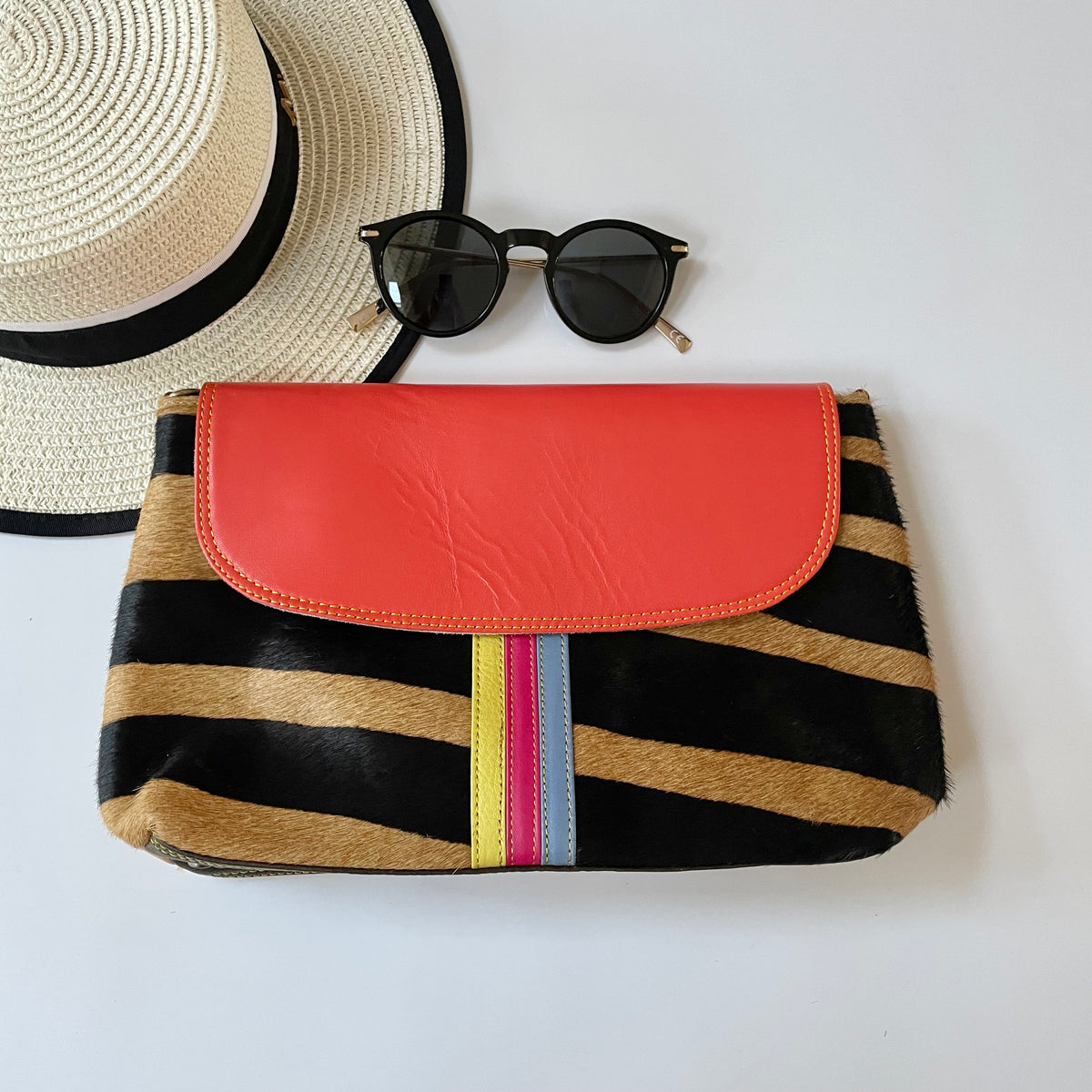 NEW Nephele Clara Bags Unique Handmade Recycled Leather