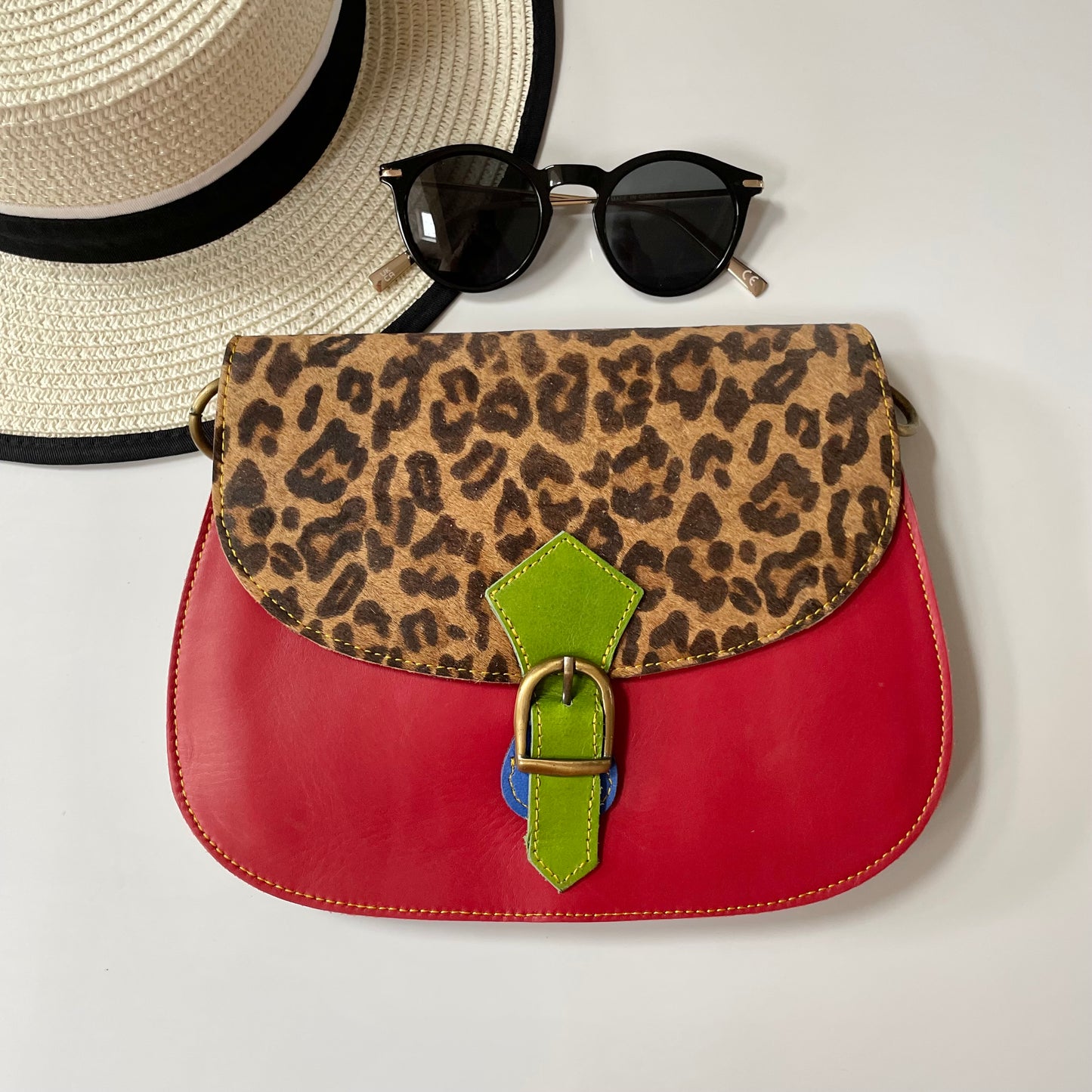OUTLET Nephele Alice Bag Unique Handmade Recycled Sustainable Leather