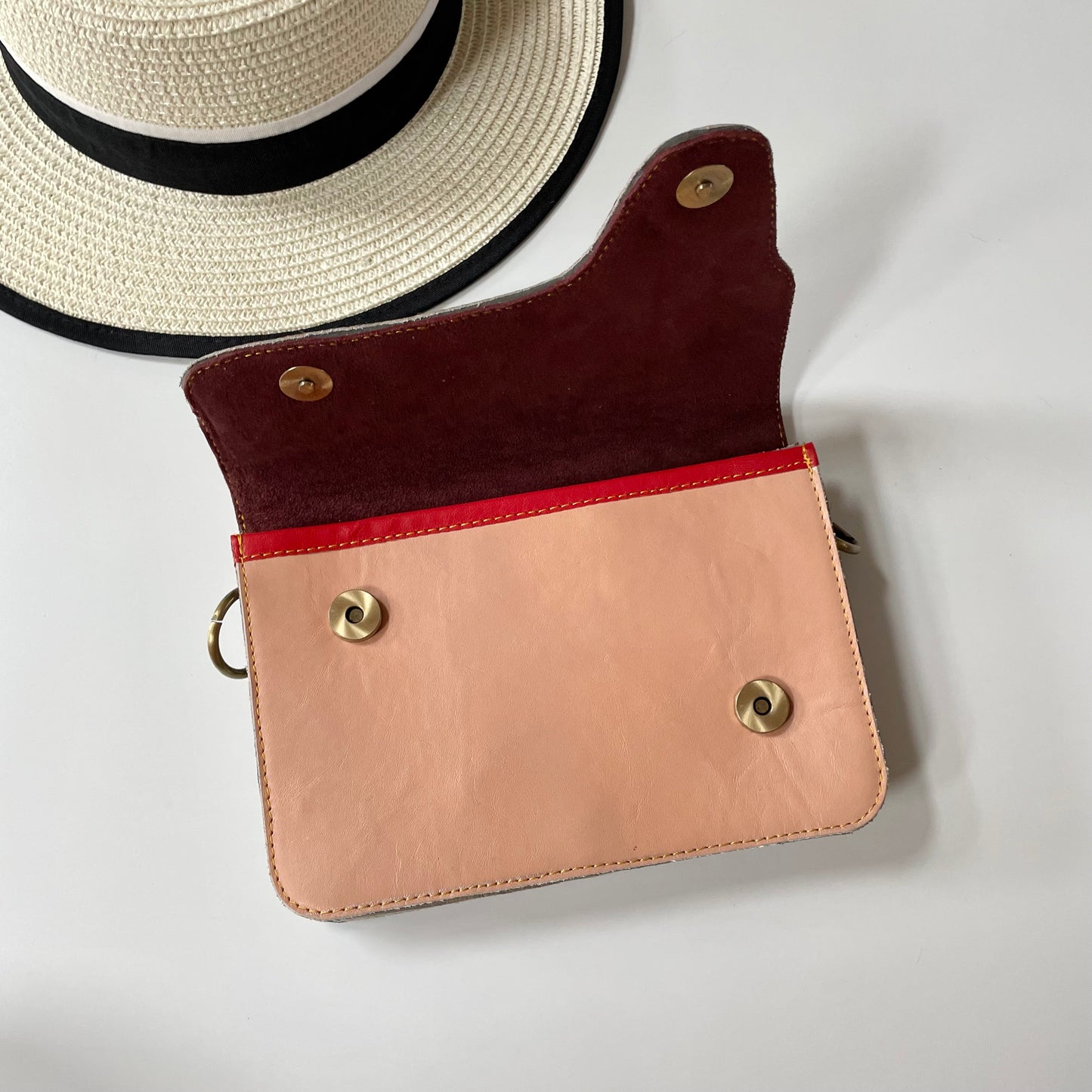 OUTLET Nephele Edna Bag Unique Handmade Recycled Sustainable Leather