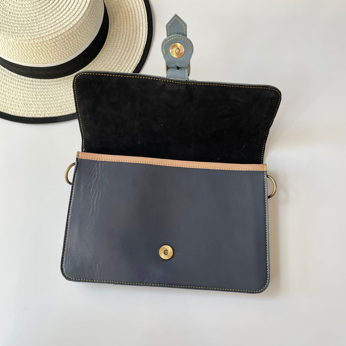 NEW Nephele Blanche Bags Unique Handmade Recycled Leather